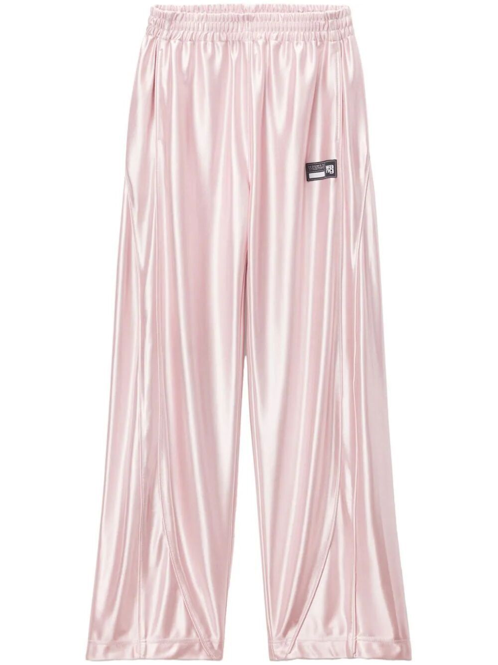 ALEXANDER WANG Embossed Logo Track Pants in Nude