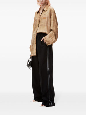 ALEXANDER WANG Elegant Track Pants with Signature Tape Detail