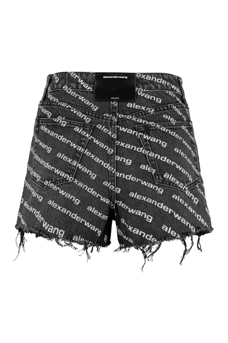 ALEXANDER WANG Bite Denim Mini Shorts