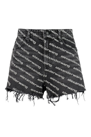 ALEXANDER WANG Bite Denim Mini Shorts