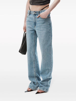 ALEXANDER WANG WIDE LEG Jeans WITH ELASTIC BAND
