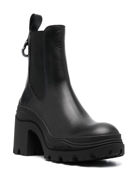 女款黑色切尔西雨靴- FW23系列