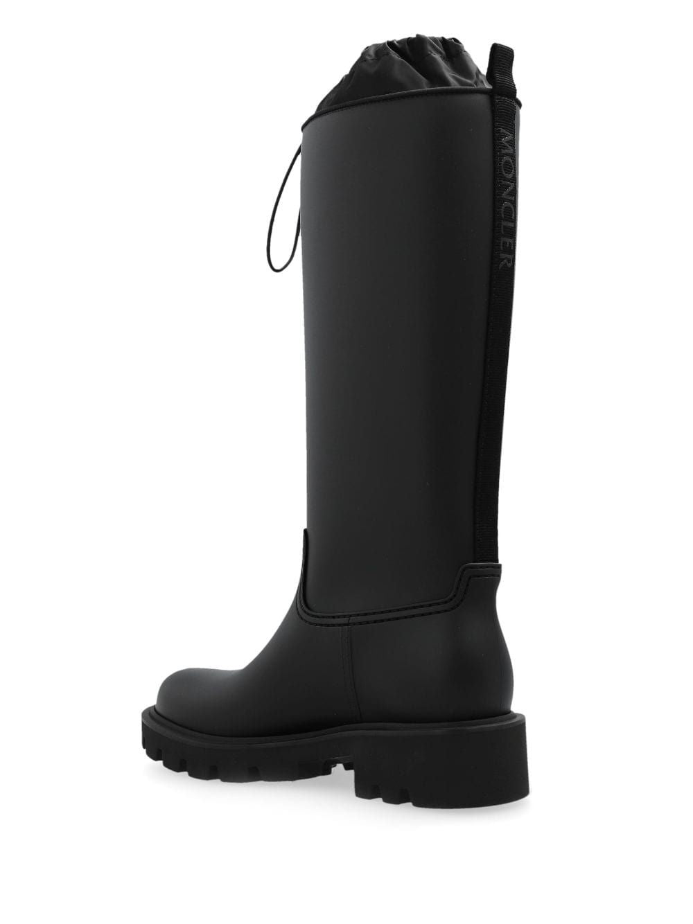 MONCLER High Rain Boot in Black