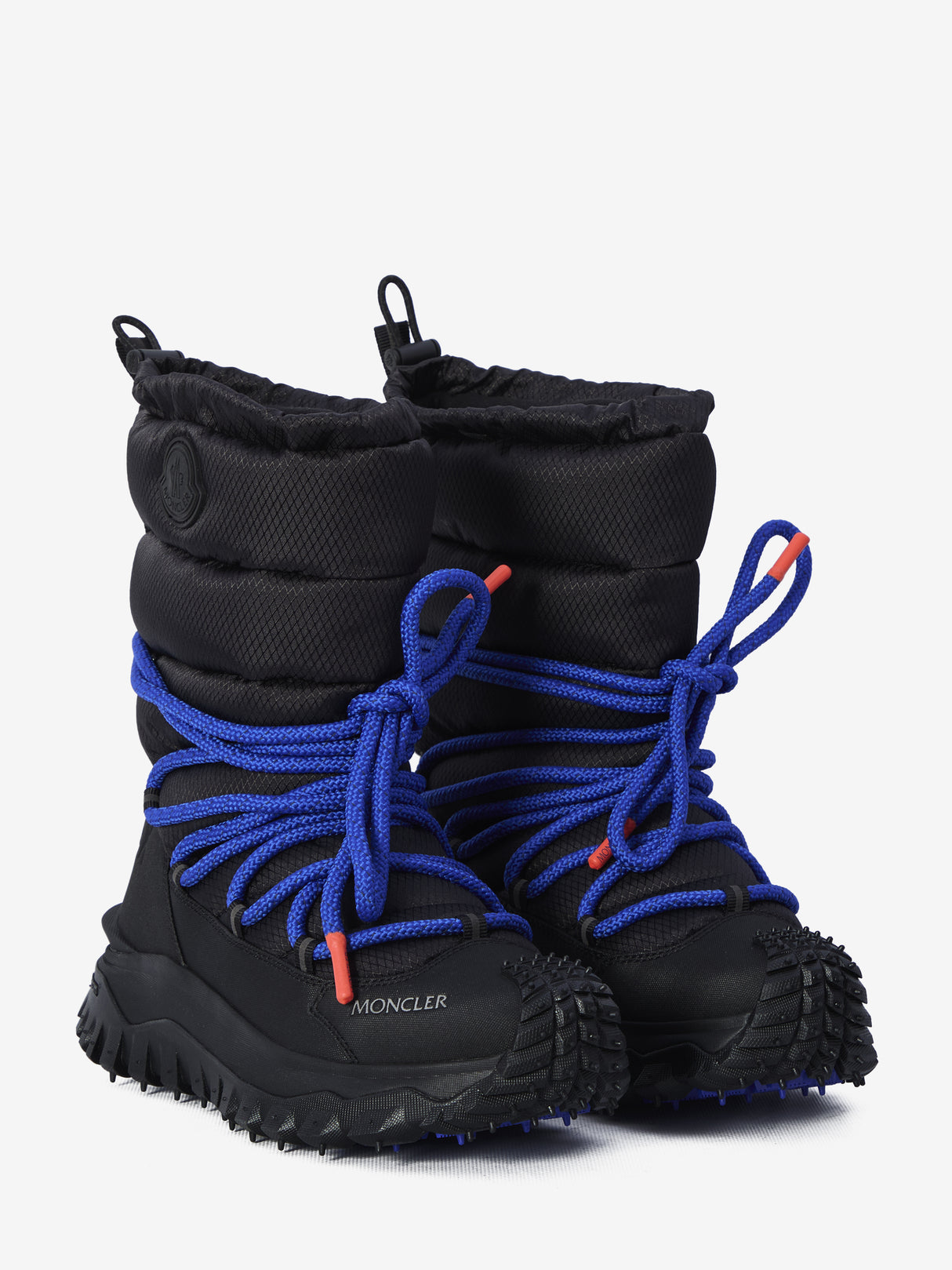 MONCLER High-Performance Leather Waterproof Boots with 4.5cm Sole Height