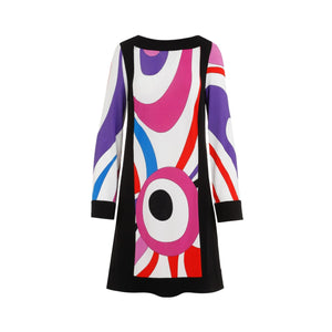 EMILIO PUCCI Multicolor Printed T-Shirt Dress