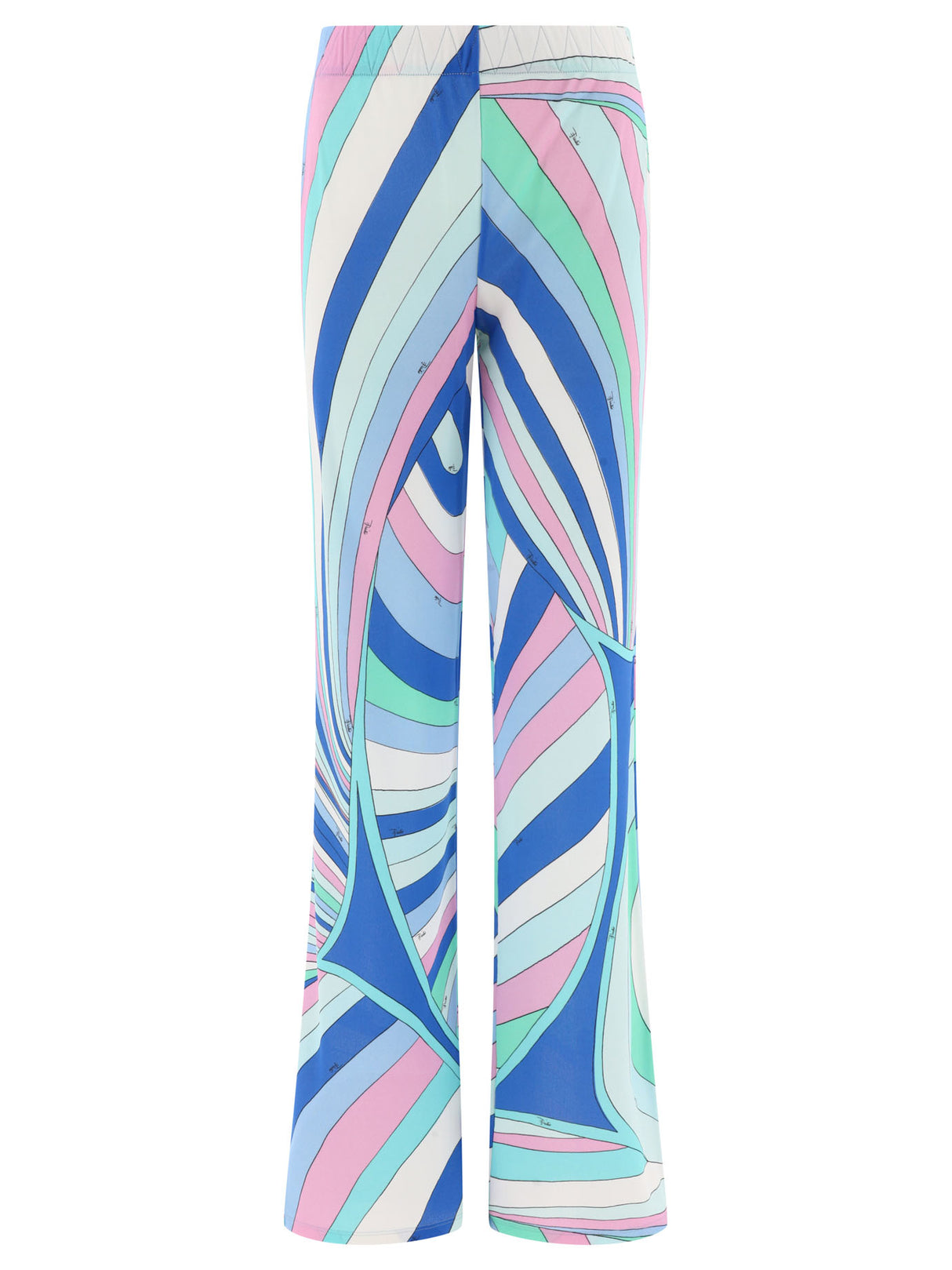 EMILIO PUCCI Light Blue Yummy Trousers for Women - SS24 Collection