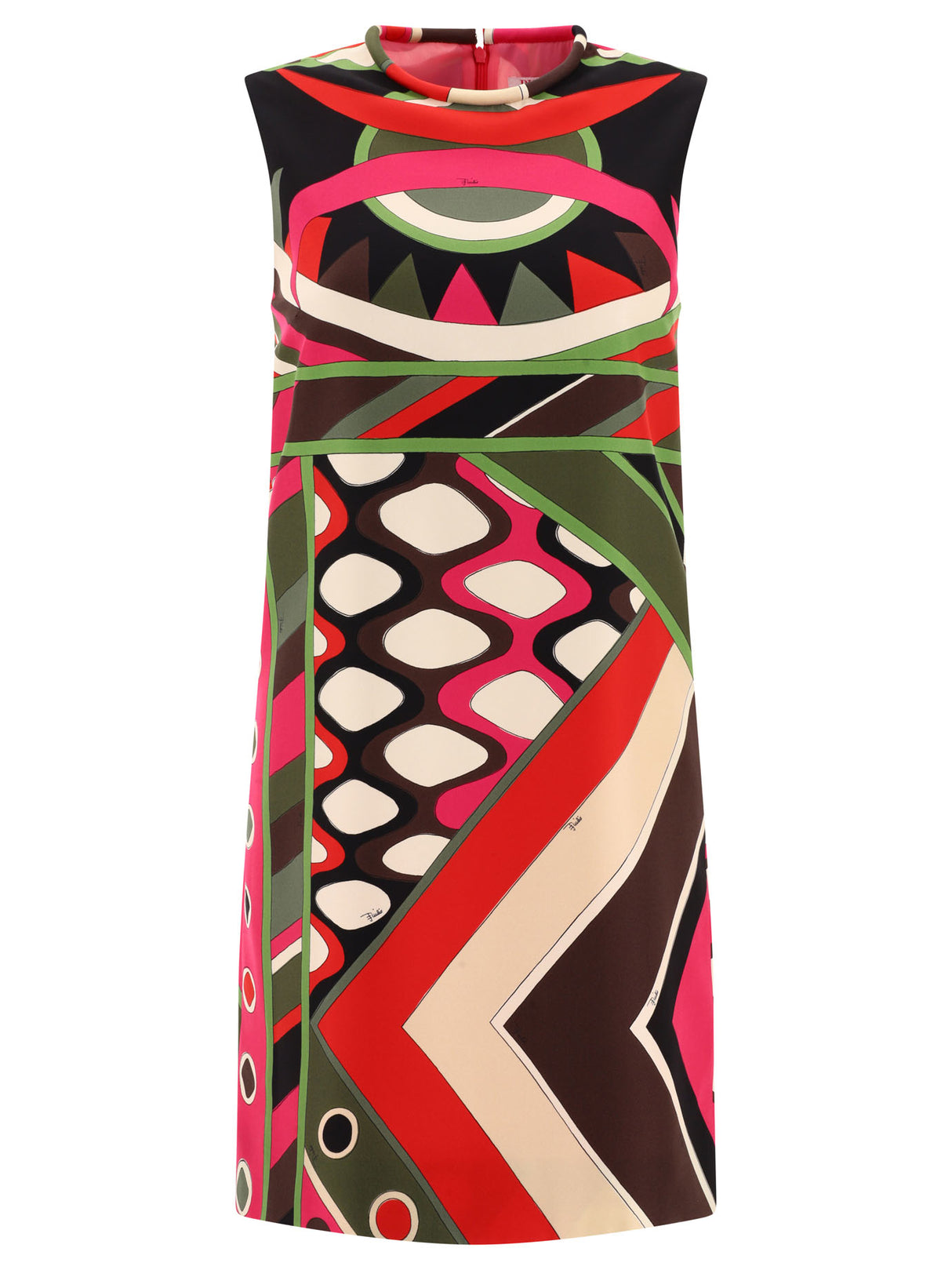 EMILIO PUCCI Vivara-Print Silk Mini Dress