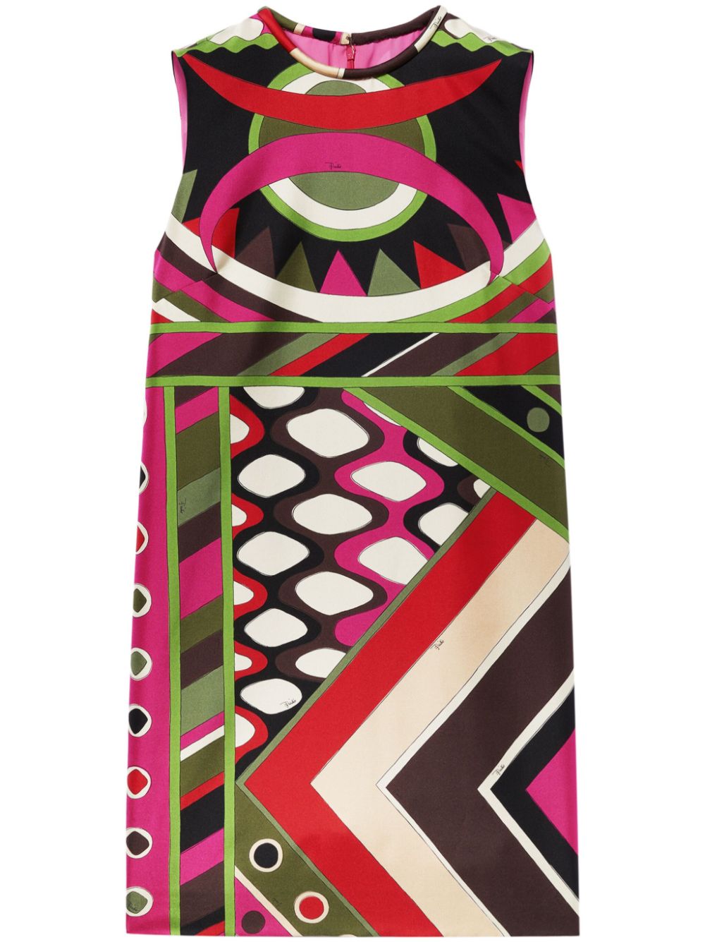 EMILIO PUCCI Vivara-Print Silk Mini Dress