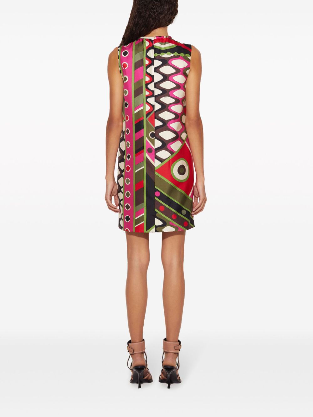 EMILIO PUCCI Vivara-Print Silk Mini Dress