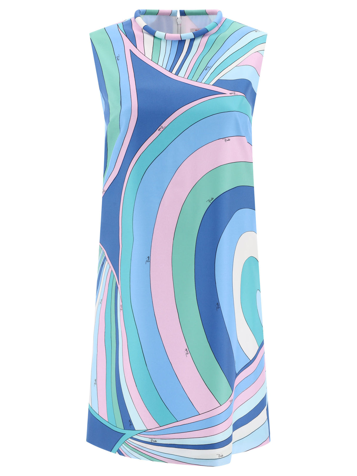 EMILIO PUCCI Light Blue Iride-Print Dress for Women