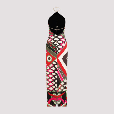 EMILIO PUCCI Multicolor Printed Maxi Dress for Women