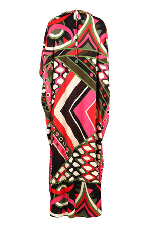 EMILIO PUCCI Vibrant Printed Kaftan Dress