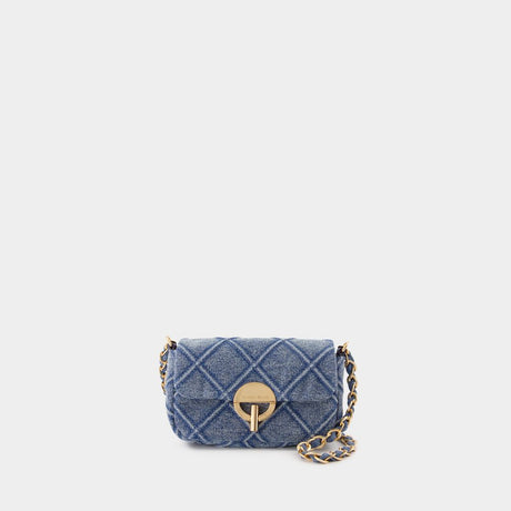 VANESSA BRUNO	 Mini Moon Crossbody in Blue