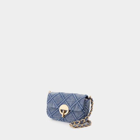 VANESSA BRUNO	 Mini Moon Crossbody in Blue