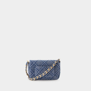 VANESSA BRUNO	 Mini Moon Crossbody in Blue