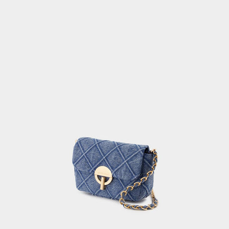 VANESSA BRUNO	 Midnight Blue Coton Crossbody Bag MM