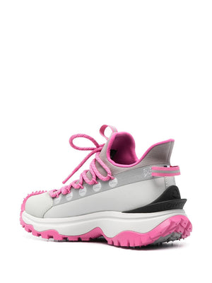 MONCLER Ultra Pink Color-Blocked Trail Sneakers