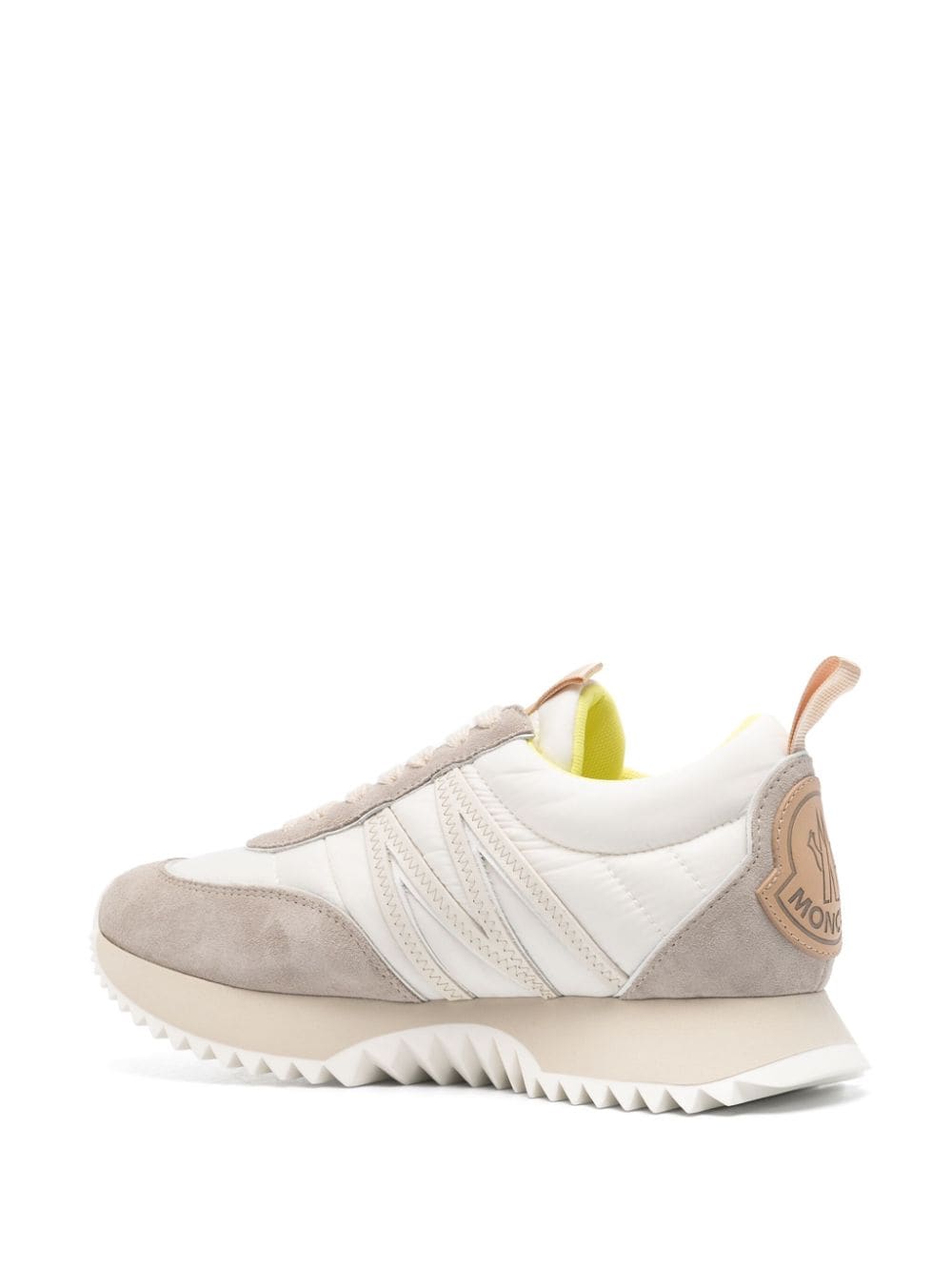 MONCLER Elegant White Panelled Sneaker