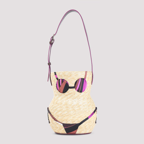 EMILIO PUCCI Nella Mini Handbag - Straw