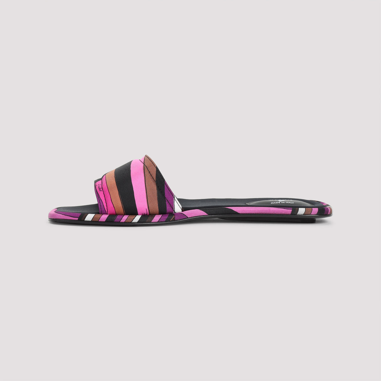 EMILIO PUCCI Elegant Silk Slide Sandals for Women