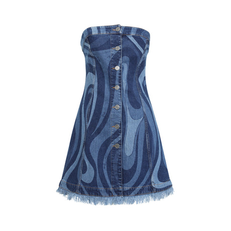 EMILIO PUCCI Chic Denim Mini Dress