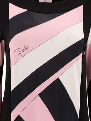 EMILIO PUCCI Relaxed Fit Long Sleeve Dress