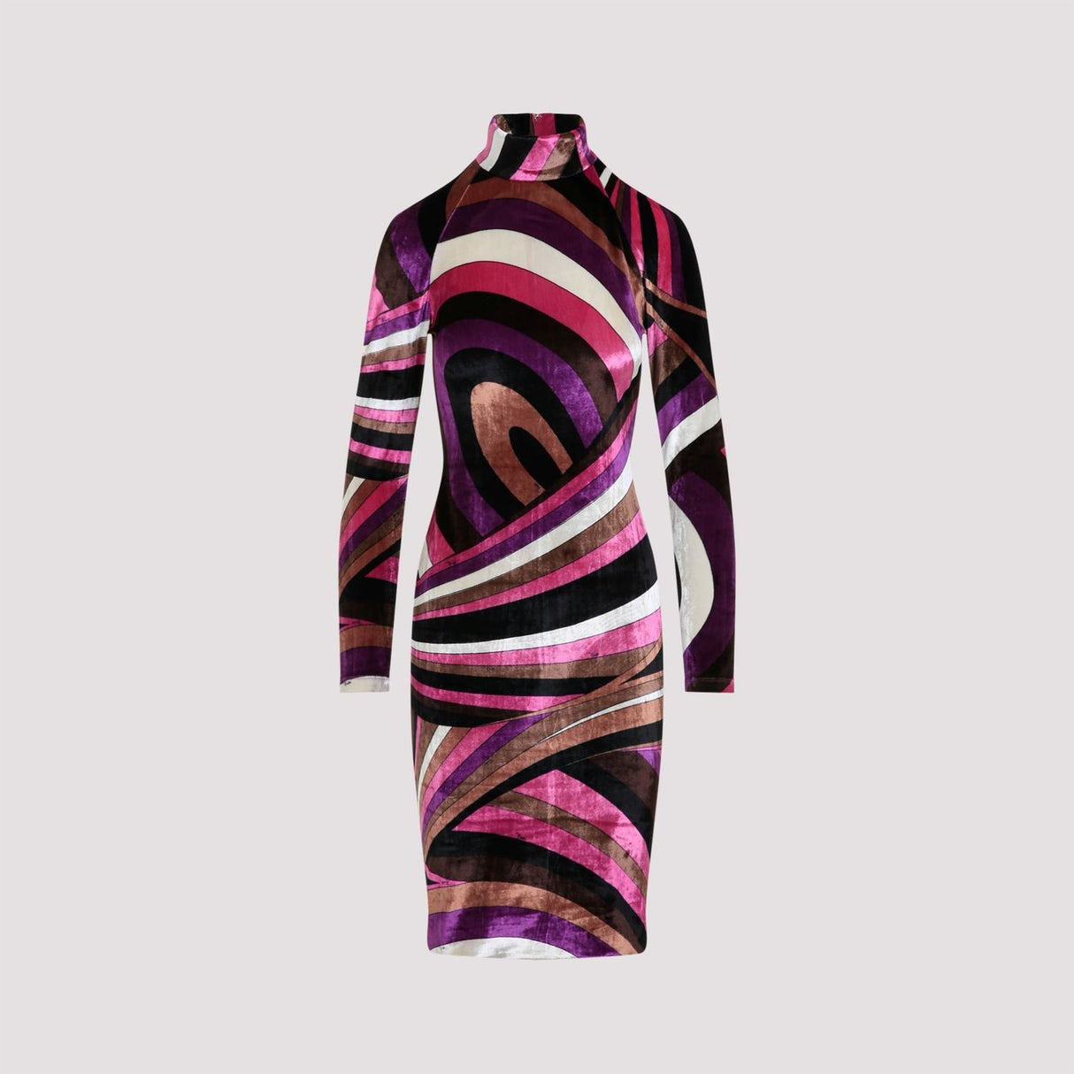 EMILIO PUCCI Multicolor Viscose Mini Dress for Women - Fall/Winter 2024