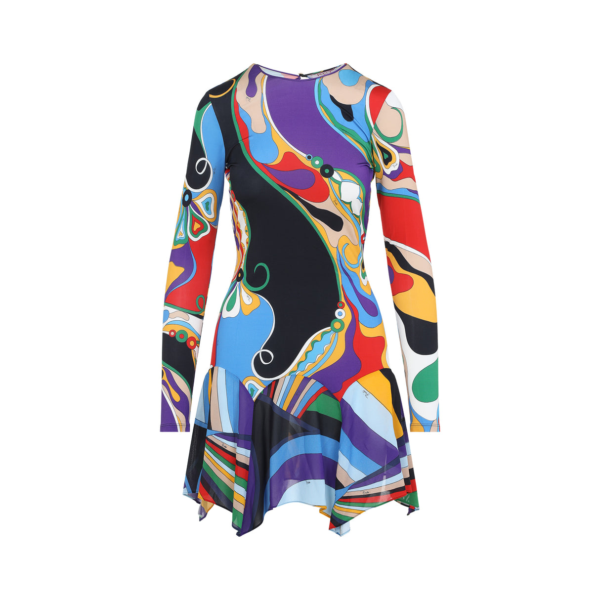 EMILIO PUCCI Vibrant Viscose Midi Dress