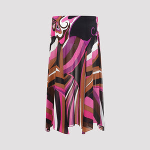 EMILIO PUCCI Vibrant Multicolour Skirt for Women