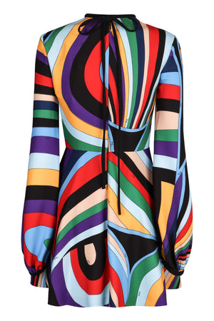 EMILIO PUCCI Vibrant Multicolour Mini Dress for Women - FW24 Collection