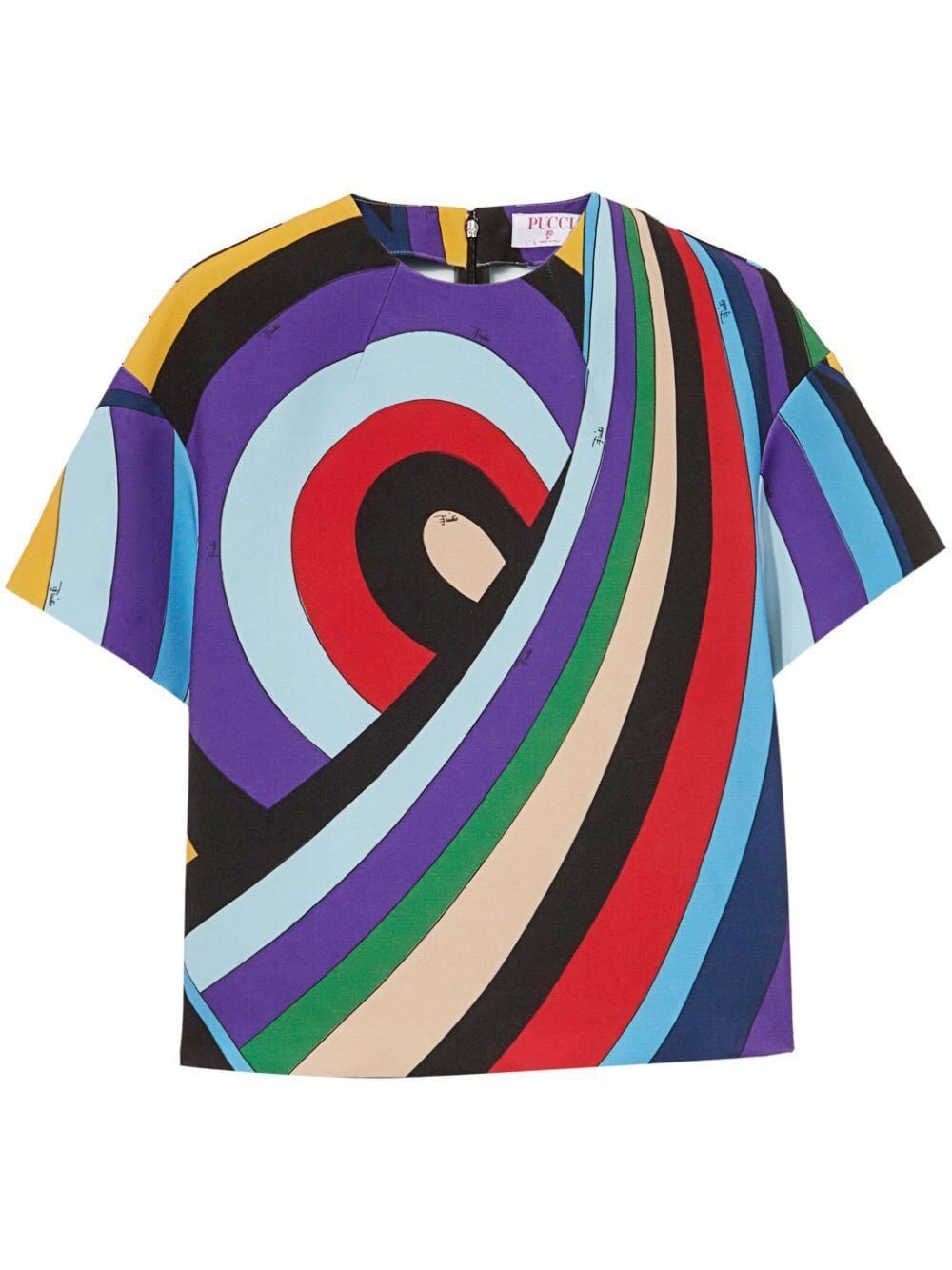 EMILIO PUCCI Vibrant Print Top for Women - FW24 Collection