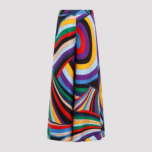 EMILIO PUCCI Luxury Silk Trousers for Women - Autumn/Winter 2024