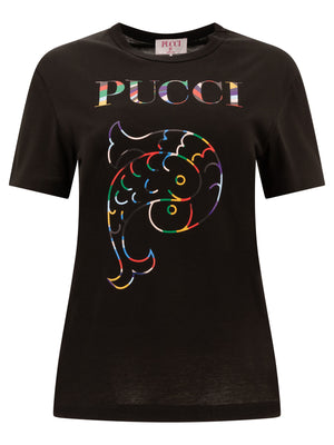 EMILIO PUCCI Relaxed Fit T-Shirt with Logo - FW24