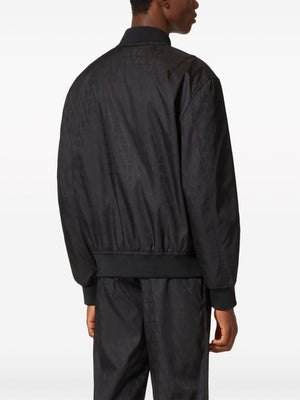 VALENTINO Stylish Men's Black Jacket for 2024 Spring/Summer Collection