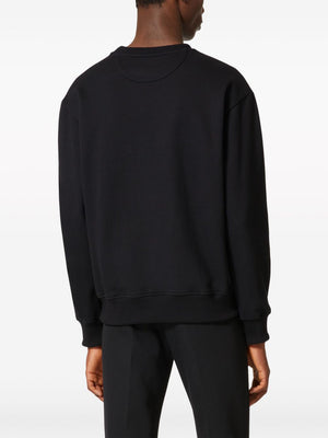 VALENTINO Black Men's Sweater for 2024 Spring/Summer Season