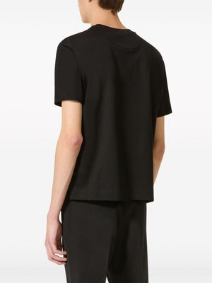 VALENTINO Men's Black Tunic Top for 24SS Season