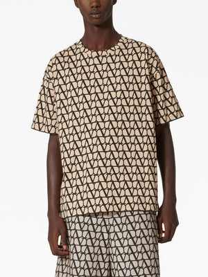 VALENTINO Timeless Cotton T-Shirt with Iconic Print