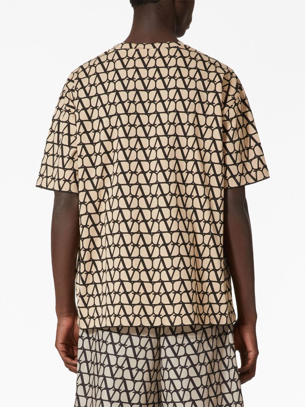 VALENTINO Timeless Cotton T-Shirt with Iconic Print