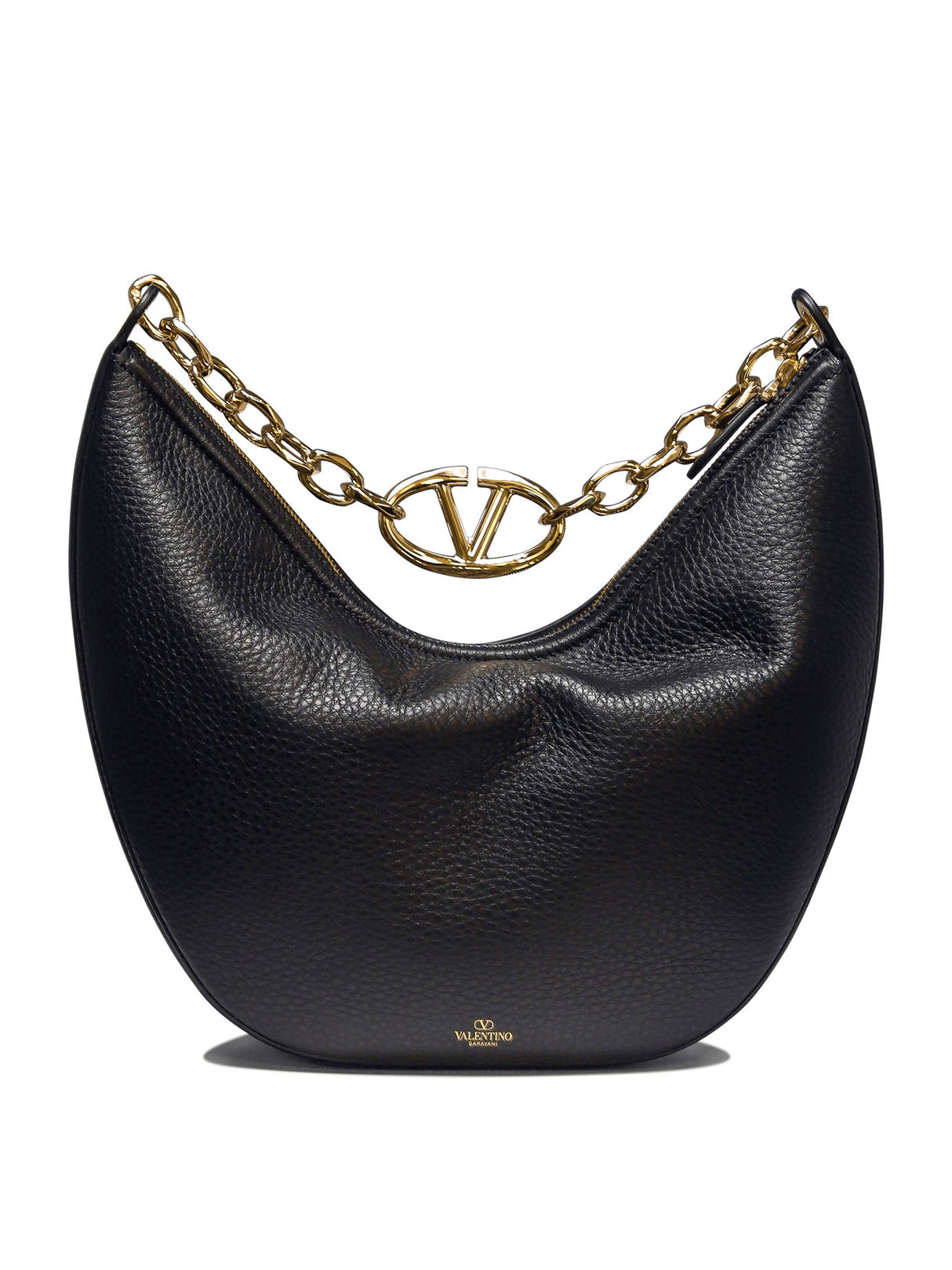 VALENTINO GARAVANI 24SS Black Shoulder Bag for Women with Sleek Design and Multiple Pockets