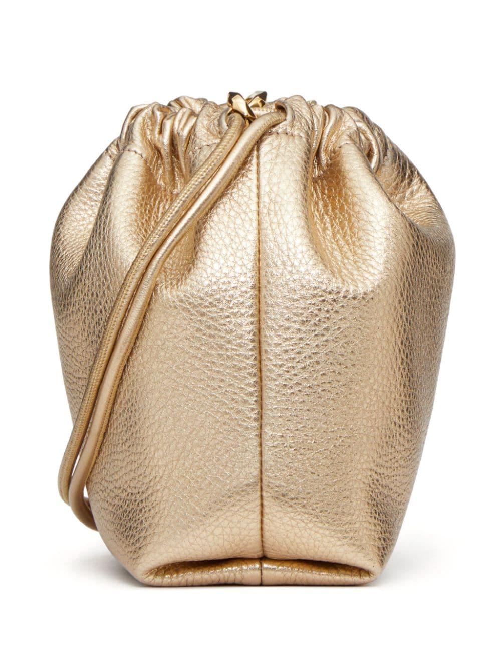 Drawstring Mini Handbag with VLOGO Emblem - Mekong