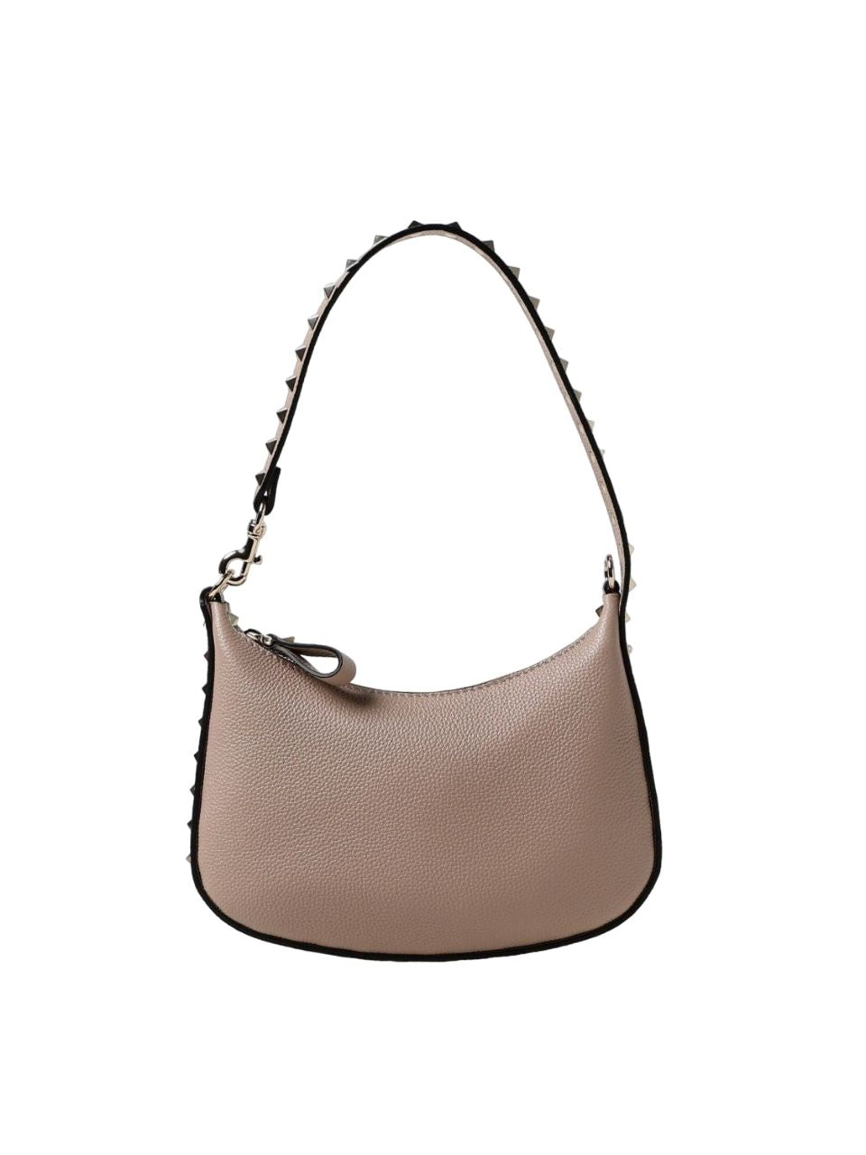 Ivory Mini Hobo Bag with Rockstud Details - VALENTINO SS24 Collection