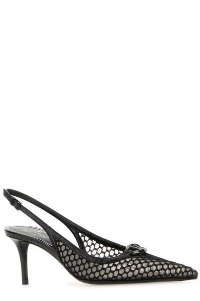 VALENTINO Elegant Moon Mini Slingback Pumps 60mm