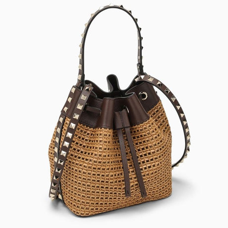 VALENTINO Versatile and Chic: Brown Bucket Bag for Women
