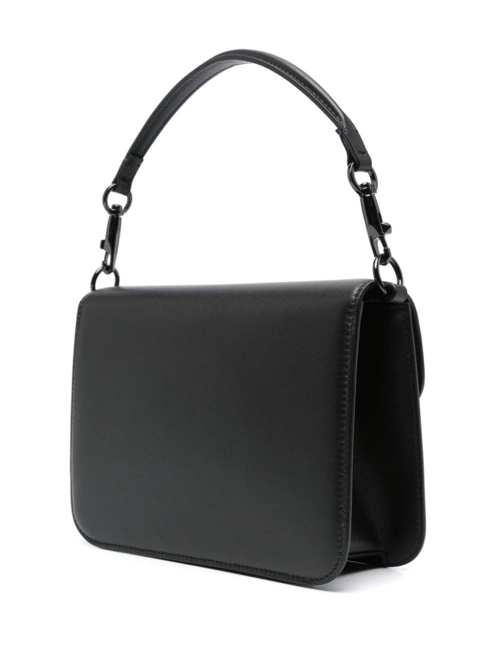 VALENTINO GARAVANI Stylish Black Calfskin Shoulder Handbag for Women - SS24 Collection