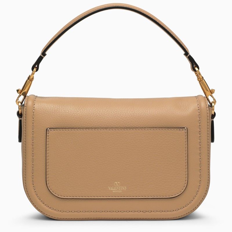 VALENTINO GARAVANI Mini Grained Leather Shoulder Bag - 23.5cm x 18cm x 8cm