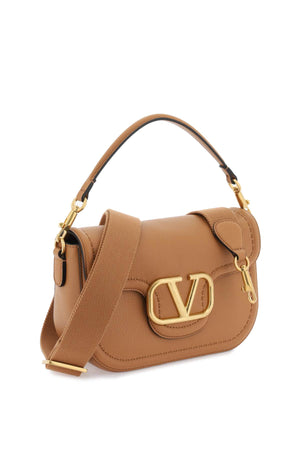 VALENTINO GARAVANI Mini Grained Leather Shoulder Bag - 23.5cm x 18cm x 8cm