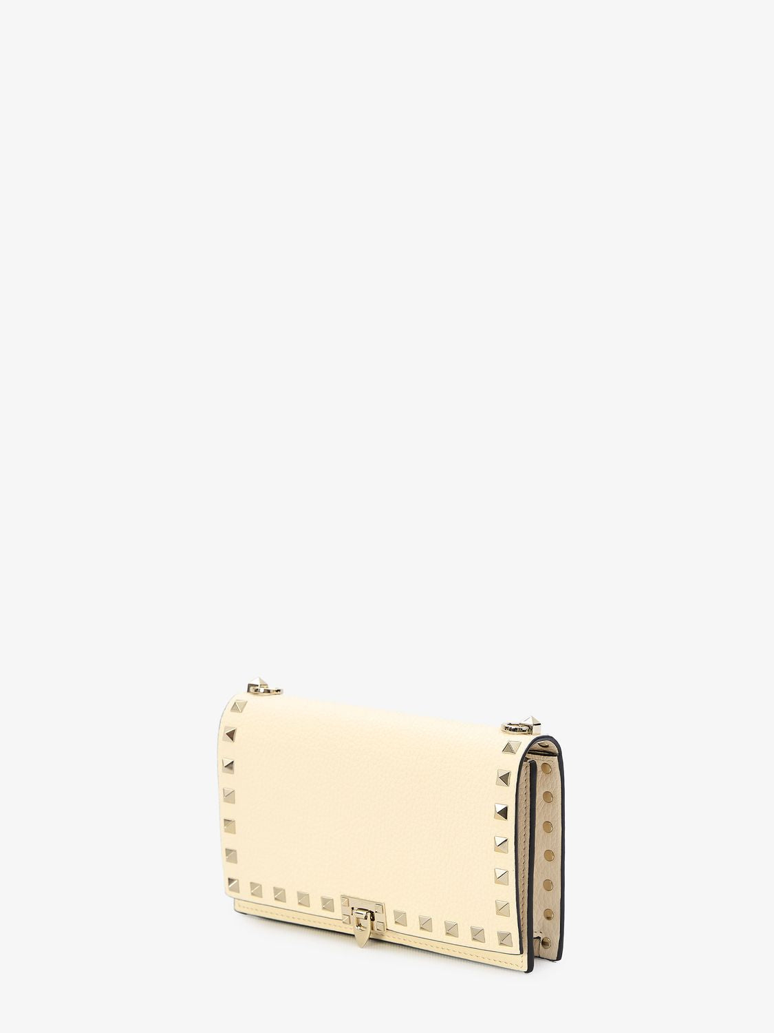 Cream Rockstud Small Handbag - SS24 Collection