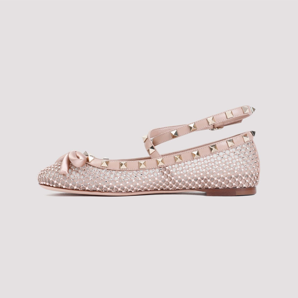 VALENTINO GARAVANI Elegant Studded Ballerina Flats