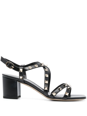 VALENTINO Sleek and Stylish Nero Sandals for Women