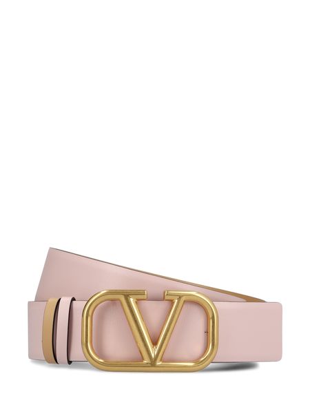 VALENTINO Reversible Rosequartz Signature Belt - SS24 Collection